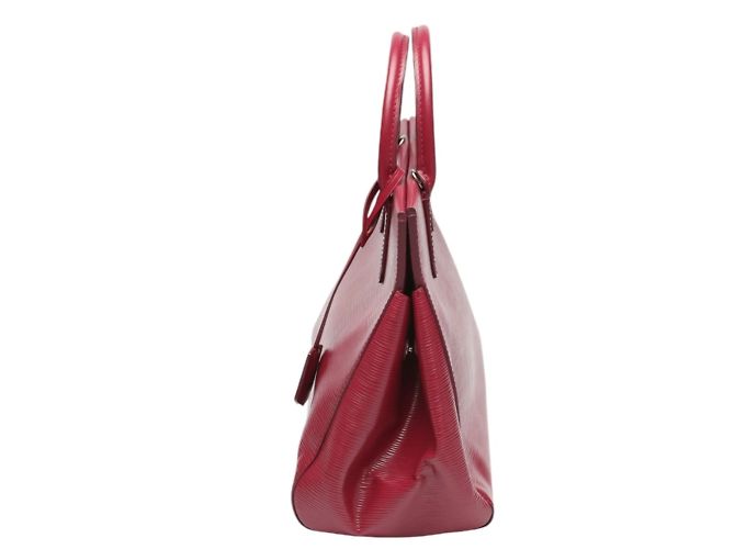 Borsa Louis Vuitton Epi Marly MM Rosso Fuschia - vista 5