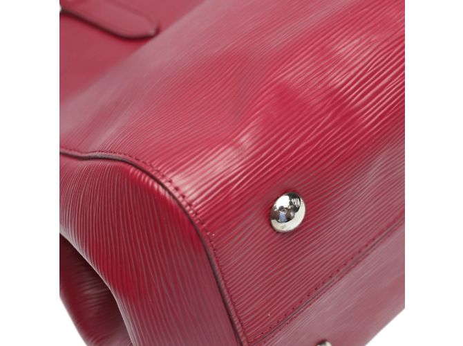 Borsa Louis Vuitton Epi Marly MM Rosso Fuschia - vista 7