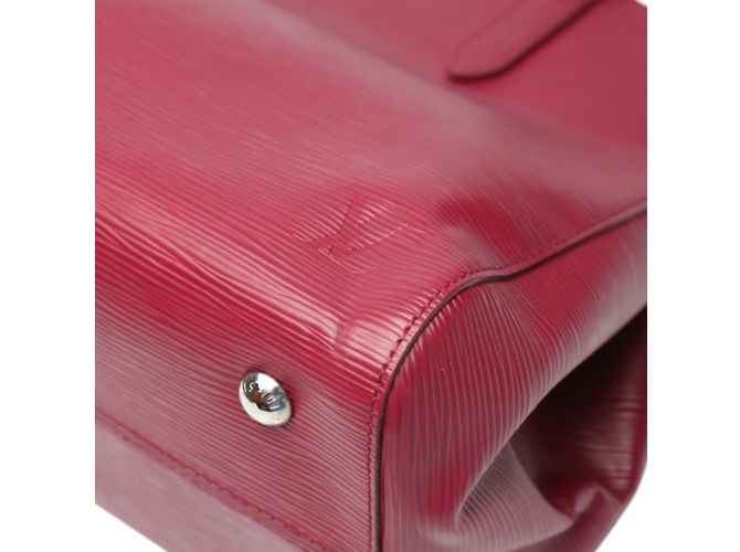 Borsa Louis Vuitton Epi Marly MM Rosso Fuschia - vista 8