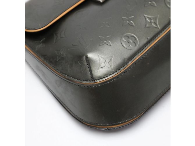 Louis Vuitton Monogram Mat Shoulder Bag Black - view 17