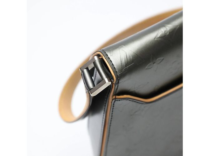 Louis Vuitton Monogram Mat Shoulder Bag Black - view 8
