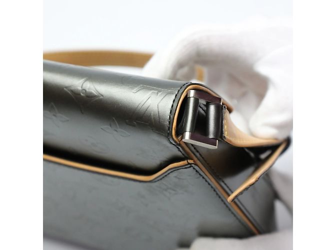 Louis Vuitton Monogram Mat Shoulder Bag Black - view 9