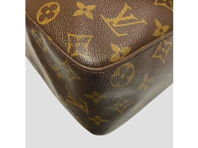 Borsa a spalla Louis Vuitton Monogram Looping GM M51145 Marrone - vista 4