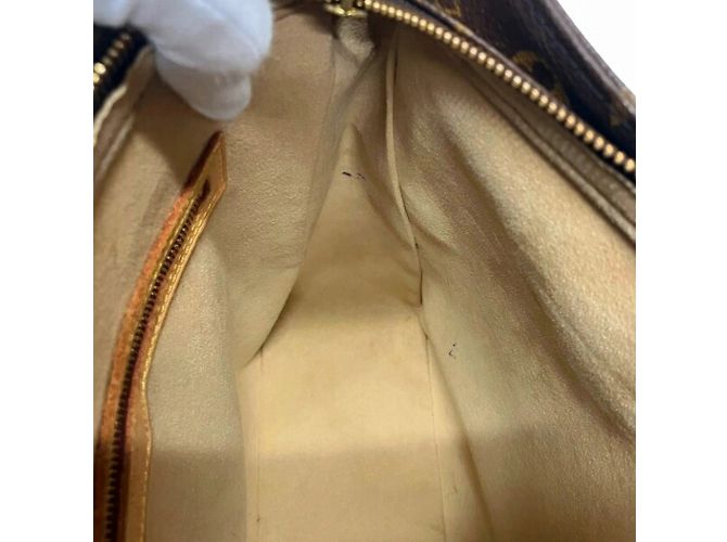 Borsa a spalla Louis Vuitton Monogram Looping GM M51145 Marrone - vista 9