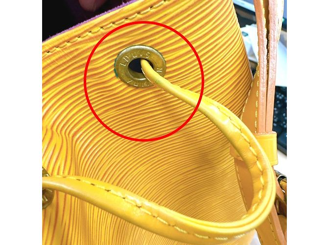 Noe Borsa a Spalla Petit Noé Epi Louis Vuitton Giallo - vista 16
