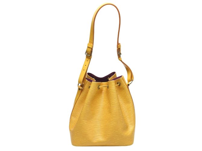 Noe Borsa a Spalla Petit Noé Epi Louis Vuitton Giallo - vista 2