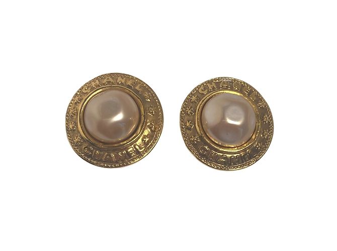 Orecchini a clip placcati in oro Chanel D'oro - vista 2