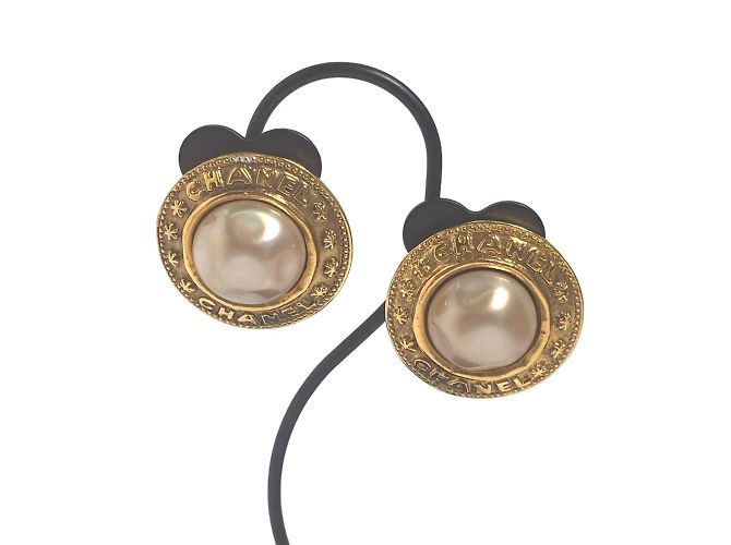 Orecchini a clip placcati in oro Chanel D'oro - vista 3