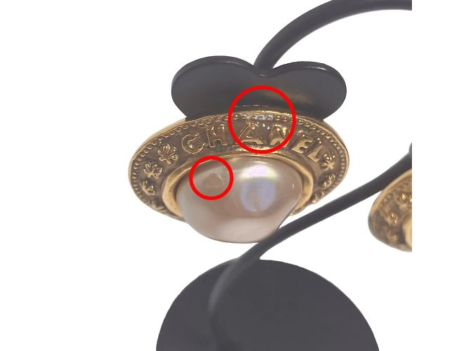 Orecchini a clip placcati in oro Chanel D'oro - vista 4