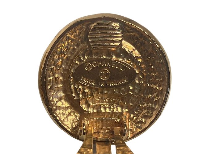 Orecchini a clip placcati in oro Chanel D'oro - vista 5