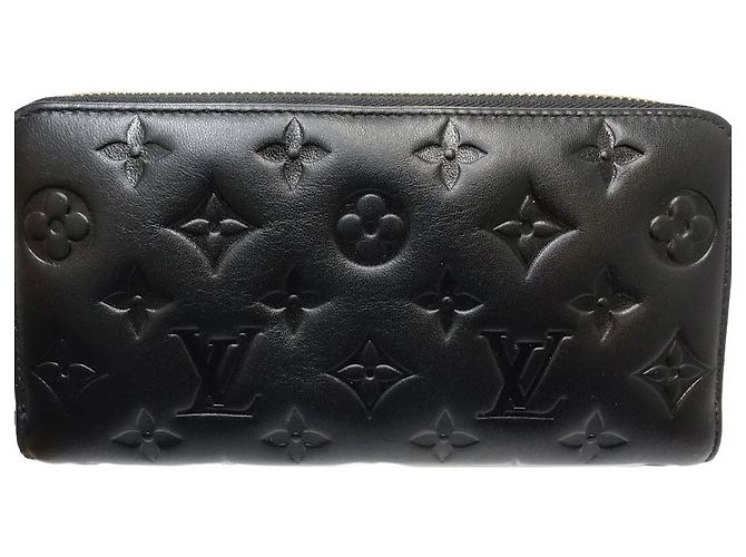 Louis Vuitton Leather Zippy Wallet M81510 Black - view 2
