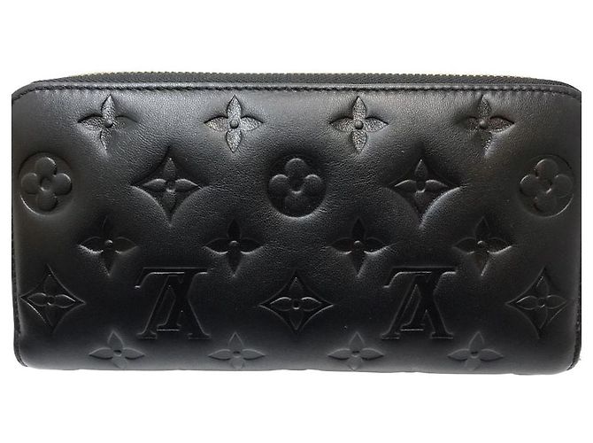 Louis Vuitton Leather Zippy Wallet M81510 Black - view 3