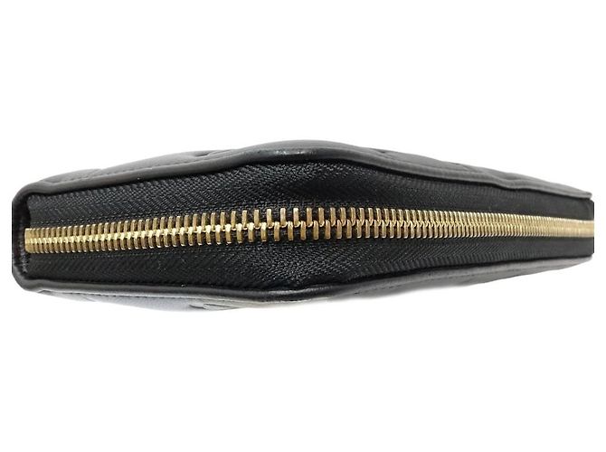 Louis Vuitton Leather Zippy Wallet M81510 Black - view 4