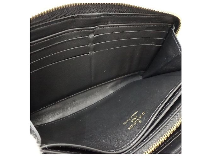 Louis Vuitton Leather Zippy Wallet M81510 Black - view 7