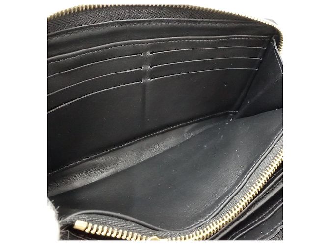 Louis Vuitton Leather Zippy Wallet M81510 Black - view 8
