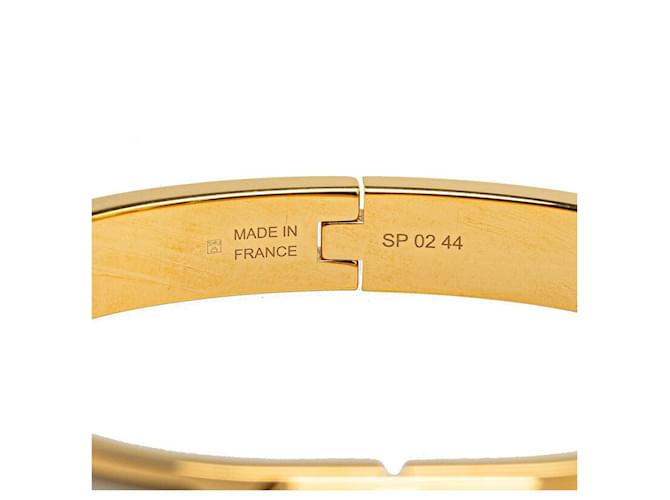 Hermès Hermes Mini Click Kelly Bangle Gold White - view 5
