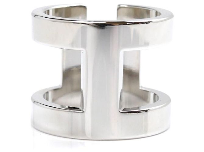 Hermès Hermes Metal H Pearl Scarf Ring - view 3