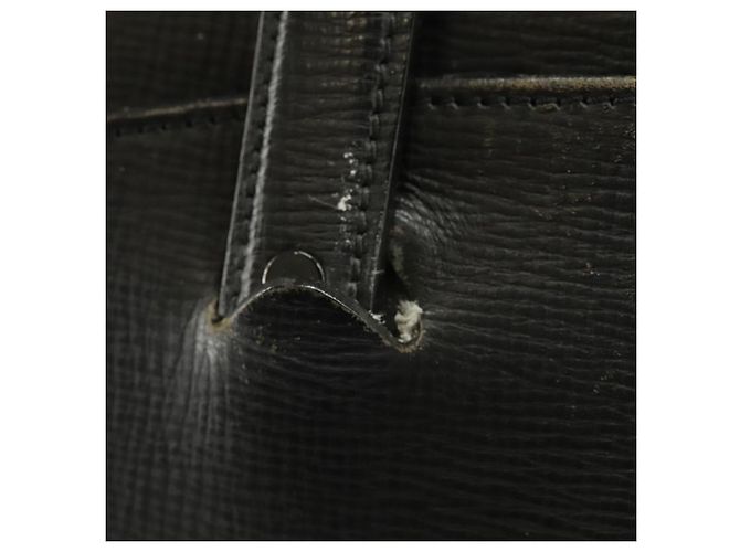 Autre Marque Borsa da lavoro Burberrys in pelle nera e oro Auth ti2374 Nero D'oro - vista 10
