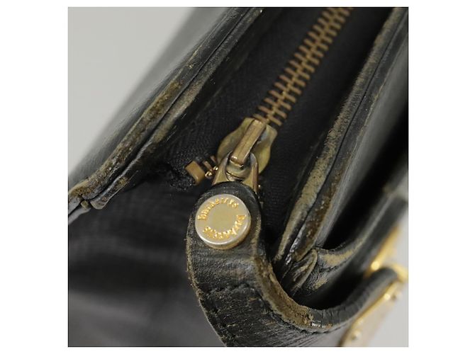 Autre Marque Borsa da lavoro Burberrys in pelle nera e oro Auth ti2374 Nero D'oro - vista 11