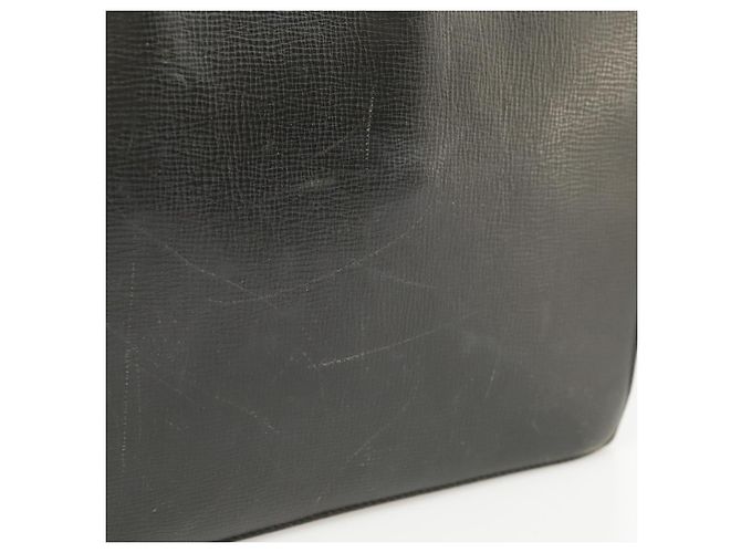 Autre Marque Borsa da lavoro Burberrys in pelle nera e oro Auth ti2374 Nero D'oro - vista 3