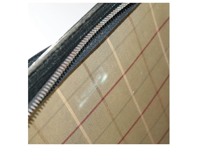 Autre Marque Borsa da lavoro Burberrys in pelle nera e oro Auth ti2374 Nero D'oro - vista 31