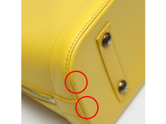 Borsa Epi Alma Louis Vuitton in Citron D'oro - vista 8