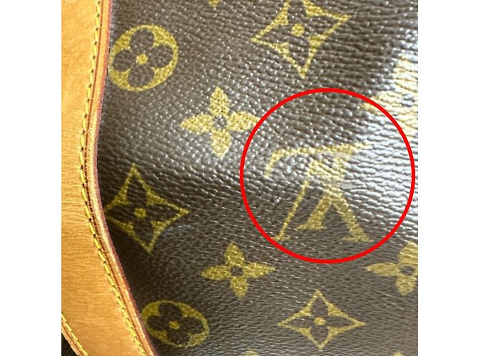 Keepall Borsa Boston Monogram Louis Vuitton Marrone - vista 13