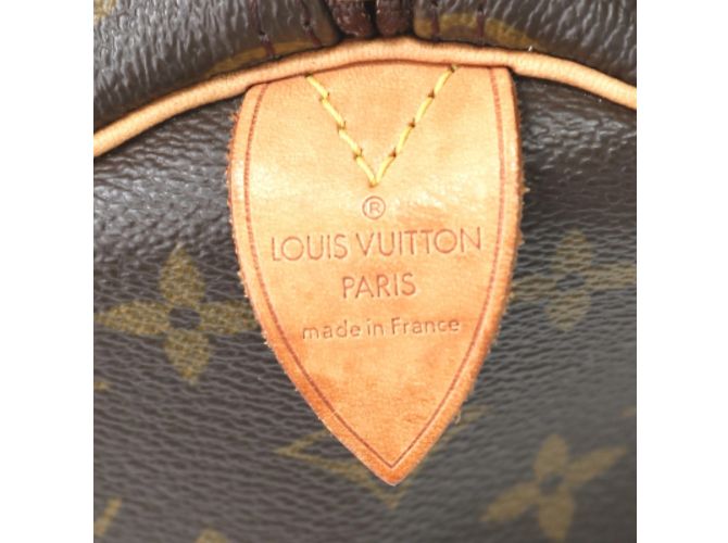 Keepall Borsa Boston Monogram Louis Vuitton Marrone - vista 15