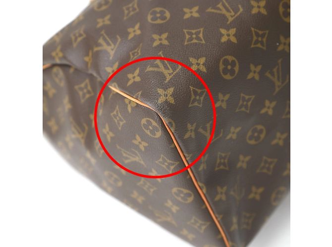 Keepall Borsa Boston Monogram Louis Vuitton Marrone - vista 6