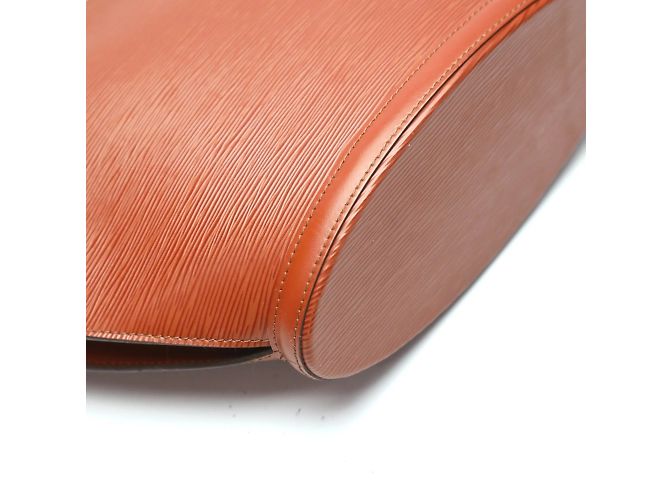Borsa tote in pelle Epi Louis Vuitton Marrone - vista 6