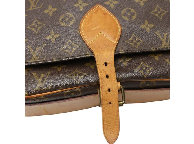 Louis Vuitton Monogram Shoulder Bag Brown - view 10
