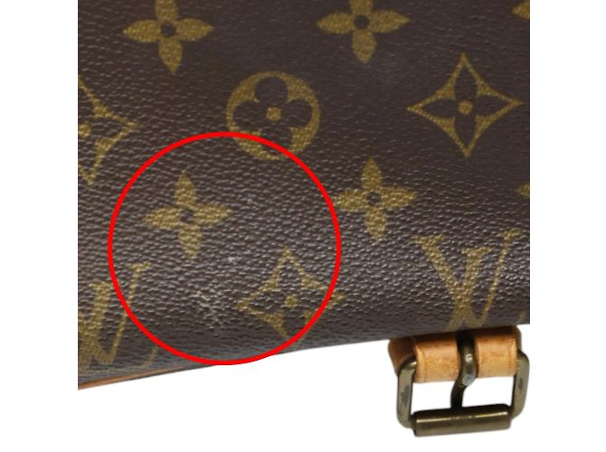 Louis Vuitton Monogram Shoulder Bag Brown - view 11