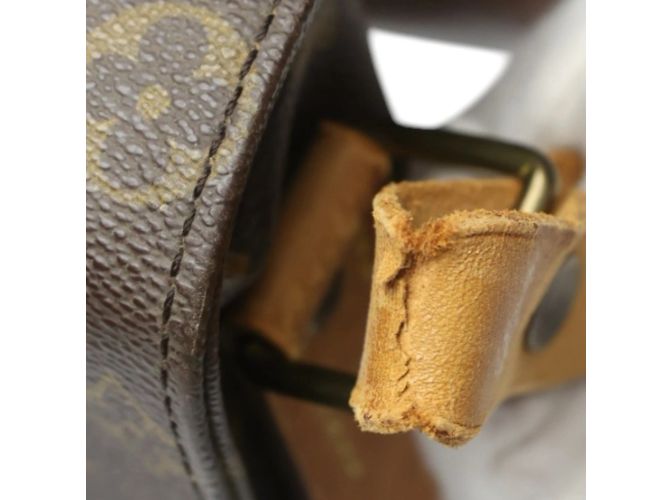 Louis Vuitton Monogram Shoulder Bag Brown - view 18