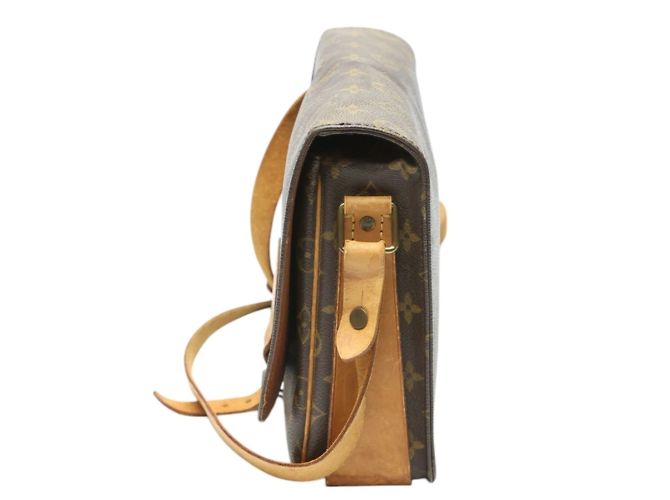 Louis Vuitton Monogram Shoulder Bag Brown - view 3