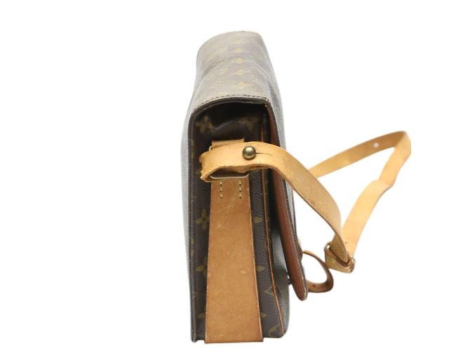 Louis Vuitton Monogram Shoulder Bag Brown - view 4