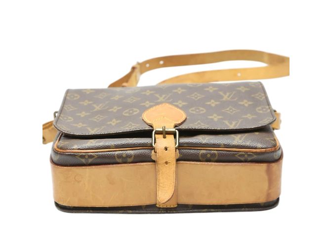 Louis Vuitton Monogram Shoulder Bag Brown - view 5