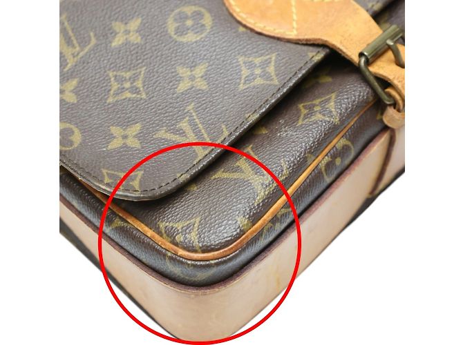 Louis Vuitton Monogram Shoulder Bag Brown - view 6