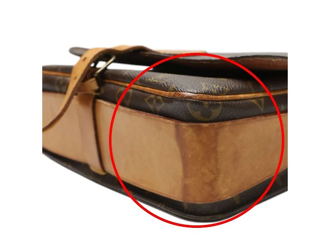 Louis Vuitton Monogram Shoulder Bag Brown - view 7