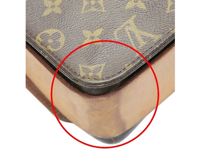 Louis Vuitton Monogram Shoulder Bag Brown - view 8
