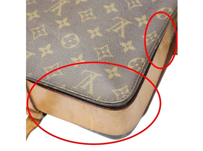 Louis Vuitton Monogram Shoulder Bag Brown - view 9