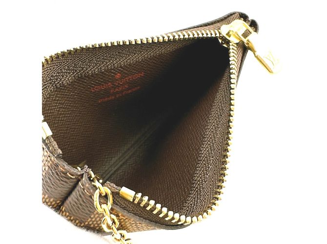Monedero Damier Louis Vuitton Castaño Damier ebene - vista 8