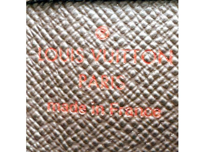 Monedero Damier Louis Vuitton Castaño Damier ebene - vista 9