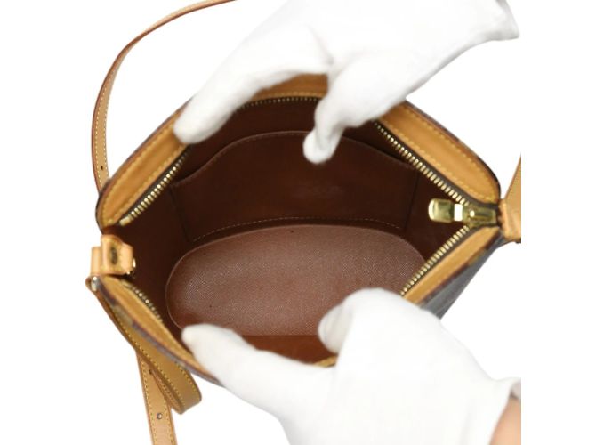 Drouot Schultertasche Monogramm Louis Vuitton Braun - Ansicht 12