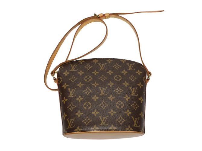 Drouot Schultertasche Monogramm Louis Vuitton Braun - Ansicht 2