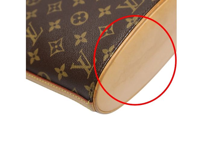 Drouot Schultertasche Monogramm Louis Vuitton Braun - Ansicht 5
