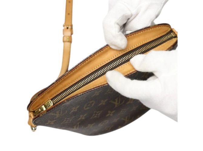 Drouot Schultertasche Monogramm Louis Vuitton Braun - Ansicht 9