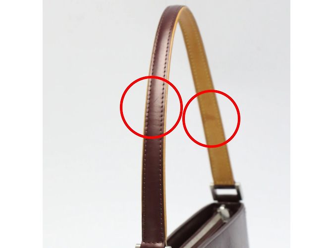 Borsa a mano Monogram Mat Louis Vuitton Rosso Porpora Monogramma - vista 13