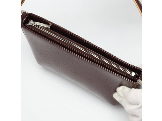 Borsa a mano Monogram Mat Louis Vuitton Rosso Porpora Monogramma - vista 14