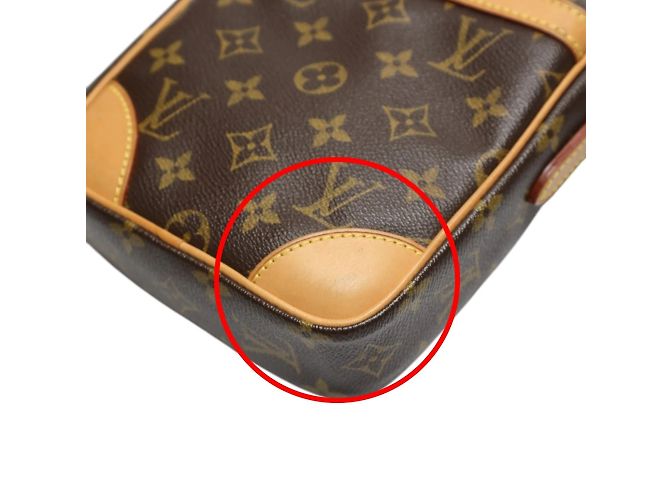 Borsa a Spalla Monogram Danube Louis Vuitton Marrone - vista 7
