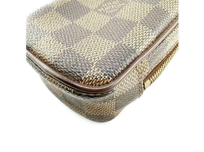 Louis Vuitton Damier Canvas Pouch Brown - view 11